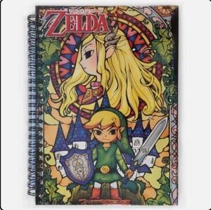 Legend of Zelda Spiral Notebook; out of print; 5.70 × 8.26 inches; 80 Pages.